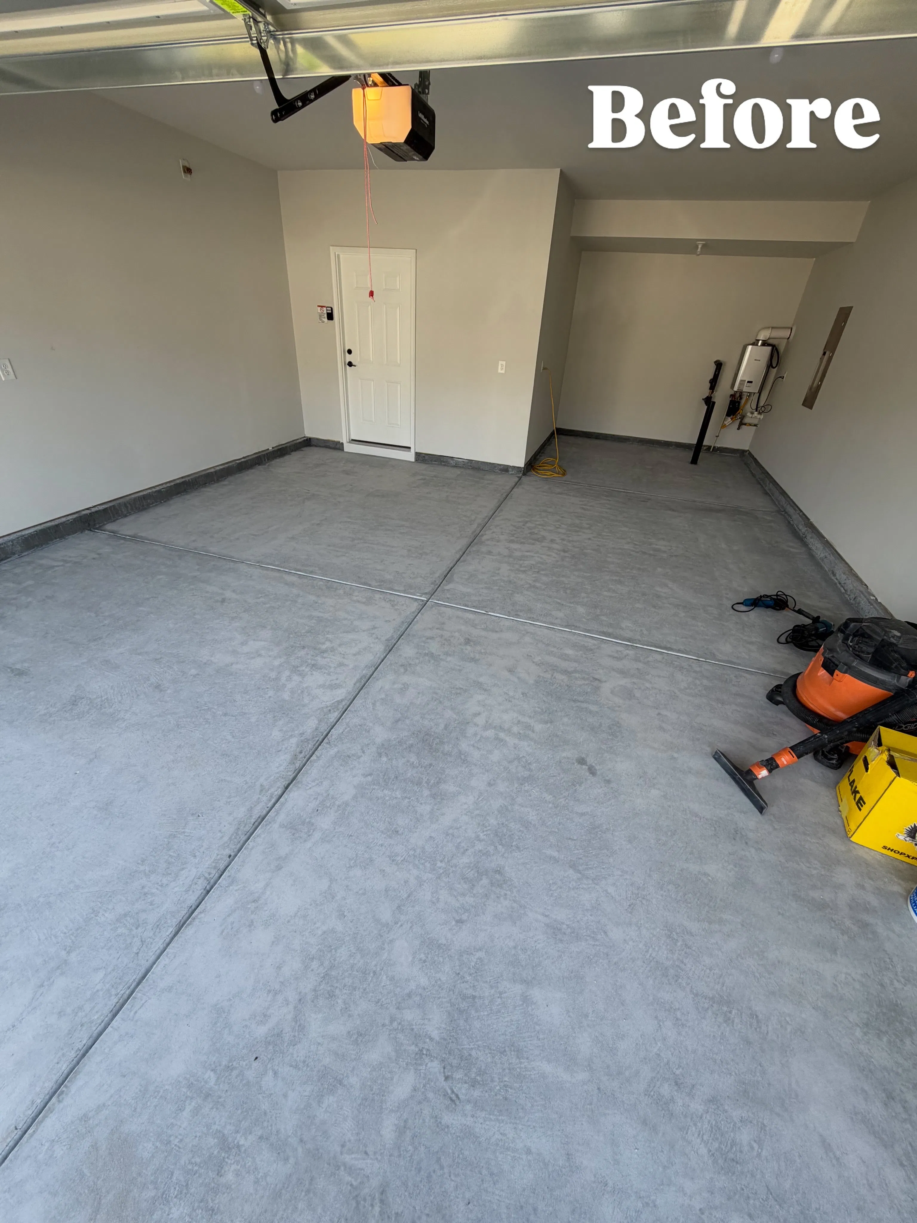 Project Garage Floor Gets a Clean Upgrade With Epoxy Flake Finish image